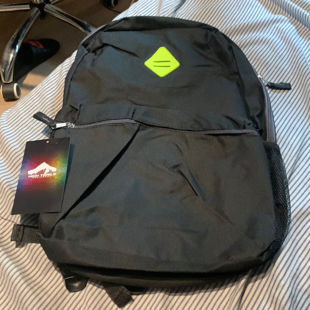 High Trails Bookbag + school supplies